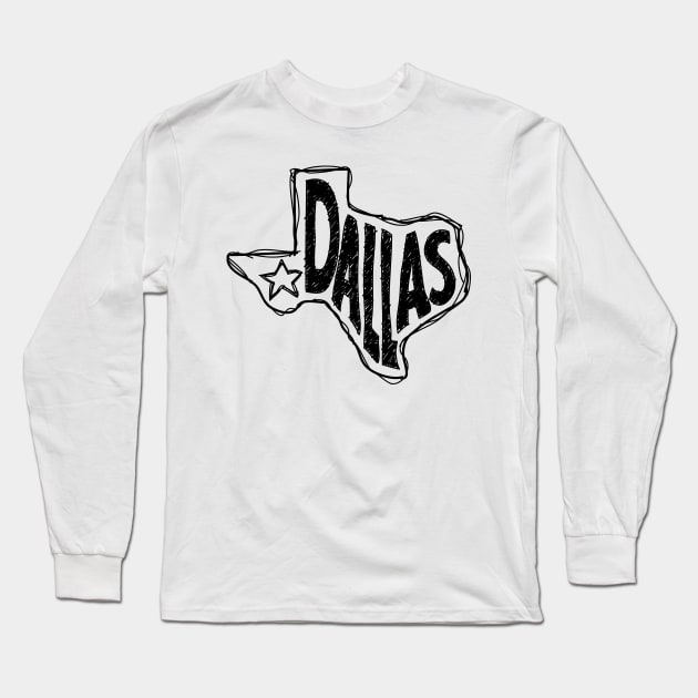 Dallas, Texas Long Sleeve T-Shirt by thefunkysoul